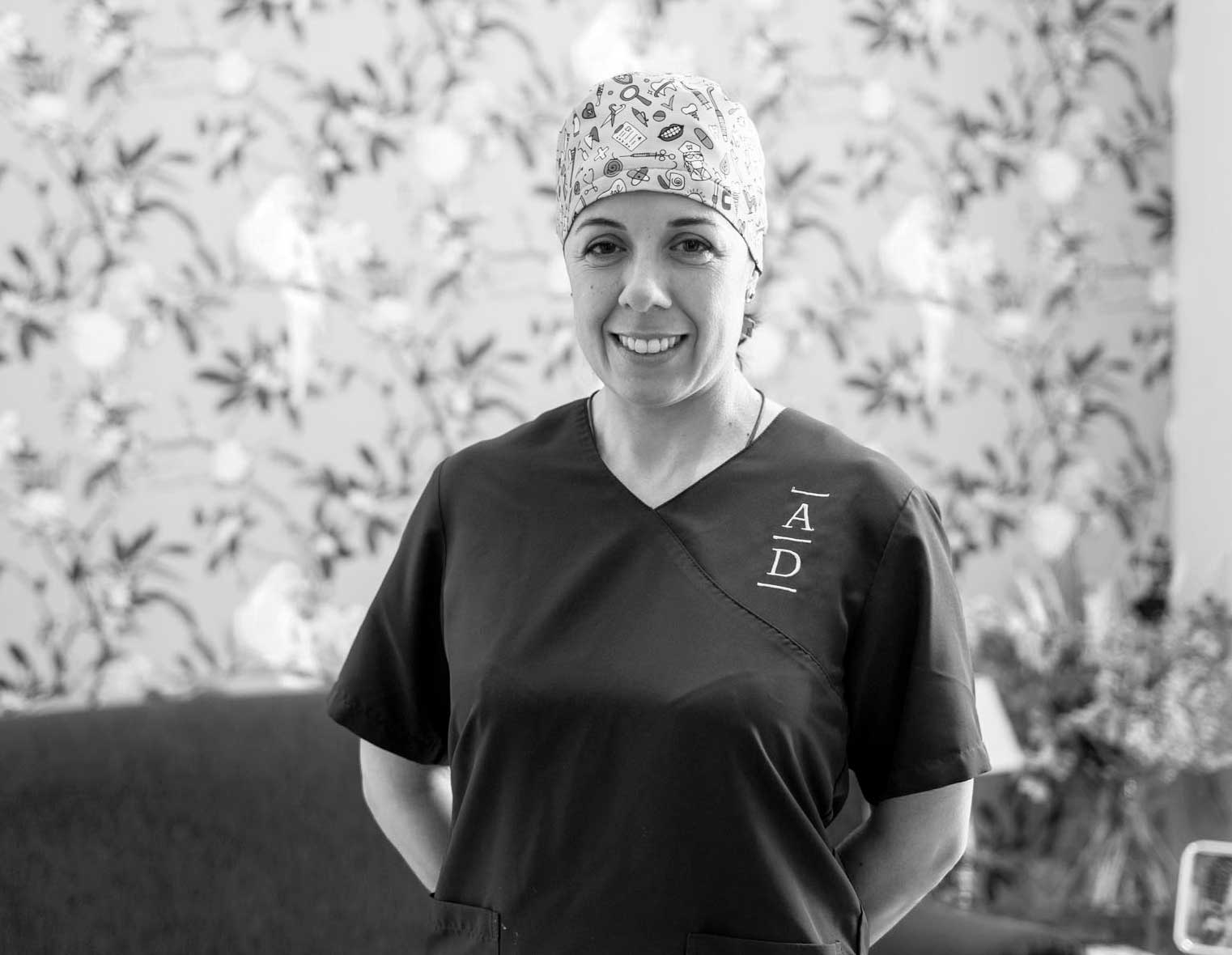 Anxela Pazos, higienista dental